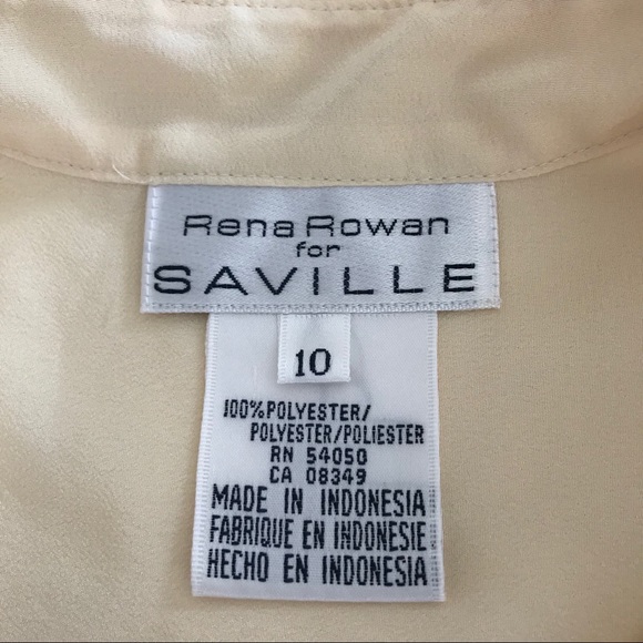 Rena Rowan beige button down sleeveless tunic top - Picture 6 of 7